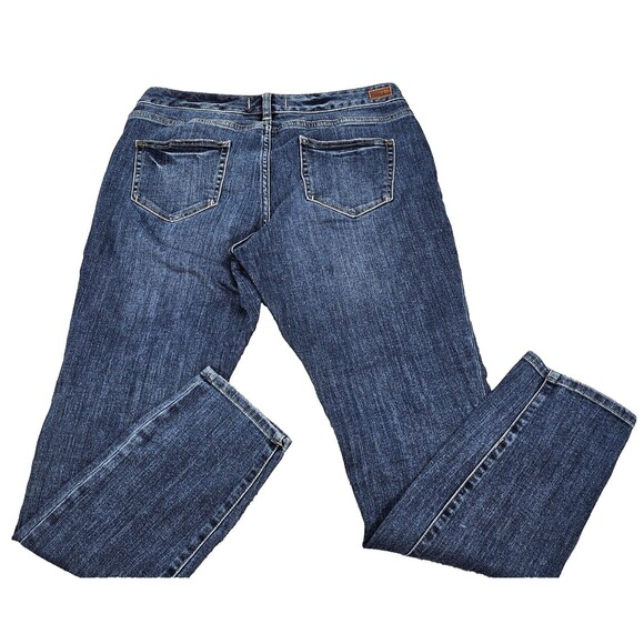 Sundance Womens Primrose Denim Jeans Straight Fit Blue Boyfriend Boho 29 x 28.5 - Picture 2 of 15